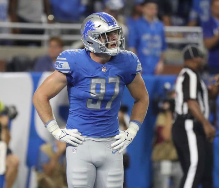 Detroit Lions edge rusher Aidan Hutchinson
